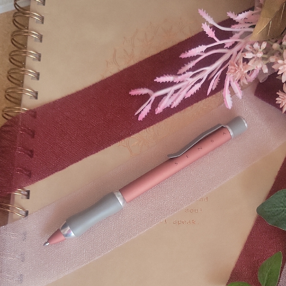 Vintage 90's Sensa Classic Pink and Gray Pen